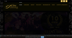 Desktop Screenshot of luxurylimousinemilano.com